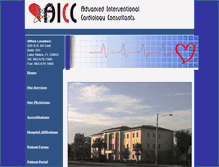 Tablet Screenshot of aiccphysicians.com